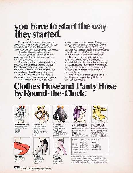 File:Bodysuit and pantyhose advertisement by round the clock 1973 page 2 of 3.jpg