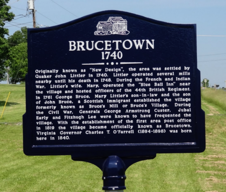 Brucetown town marker