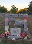 Gravestone of Brushy Bill Roberts, who claimed to be Billy the Kid