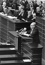 Erich Ollenhauer Bundestag 1954