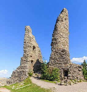 Bergfried Hohenfreyberg Castle Bavaria Germany