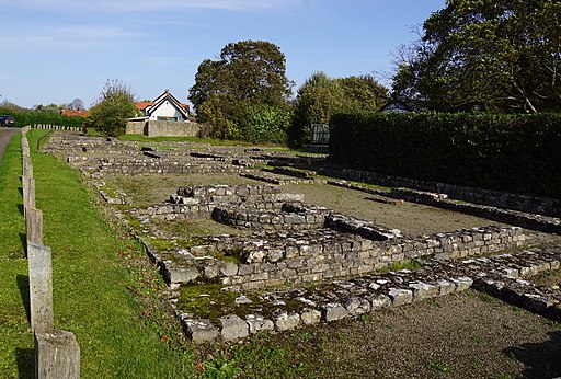 Caerwent Roman Town 20171016 shops and houses at Pound Lane