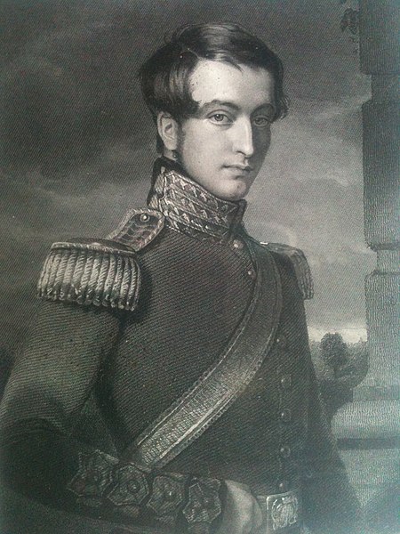 File:Captain Robert Meade, 2nd Dragoons, eldest son of Gen. the Hon. Robert Meade. Detail of engraving by Daniel J. Pound after Sir William Charles Ross, RA.jpg