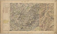 Français : Carte d'État-major de la France, Feuille Châtellerault N.O. 1/40 000 - Ref IGN: 4EM132NO. English: Old military map of France, Feuille Châtellerault N.W. 1/40 000.