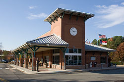 A train station in Cary