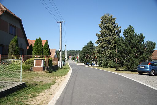 Center of Dolní Bory, Bory, Žďár nad Sázavou District