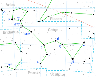 Tau Ceti Single star in the constellation Cetus