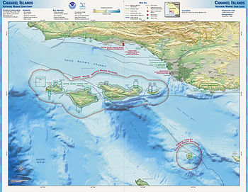 Map of Channel Islands sanctuary Channel Islands NMS map.jpg