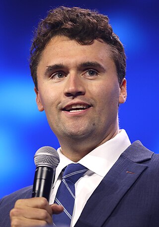 <span class="mw-page-title-main">Charlie Kirk</span> American political activist and radio talk show host