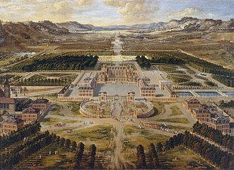 Le château de Versailles en 1688.