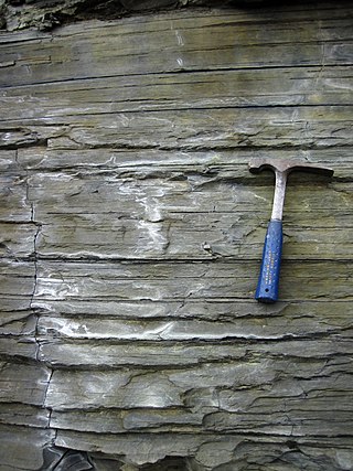 <span class="mw-page-title-main">Shale</span> Fine-grained, clastic sedimentary rock