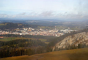 La Chaux-De-Fonds: Geografio, Trafiko, Ekonomio