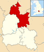 Cherwell UK locator map.svg