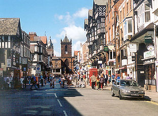 La via principale di Chester