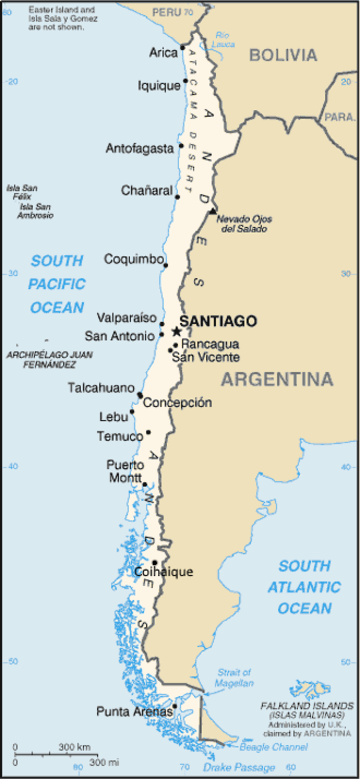 List of cities in Chile