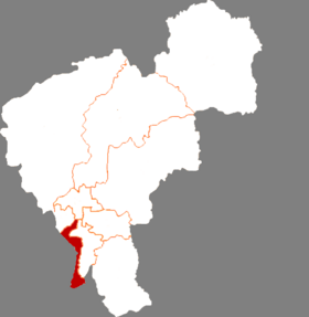 Localização de Cháoyáng Qū