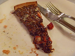 A slice of chocolate pizza in Brazil Chocolate Pizza.JPG