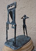 Frau im Spiegel (Bronze)