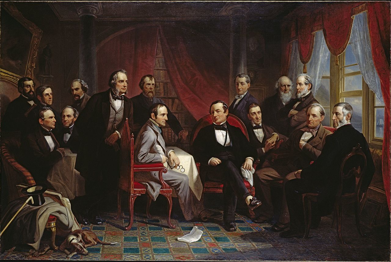 File:Christian Schussele - Washington Irving and his Literary Friends at  Sunnyside - Google Art Project.jpg - Wikipedia