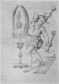 Ilustración do século XVII representando o mes de abril (Códice Barberini, Biblioteca Vaticana)