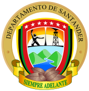 Escudo del Departamento de Santander desde 2019.[4]​