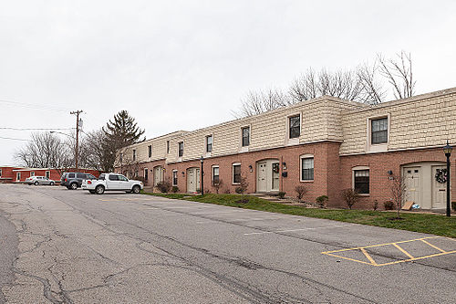 A row of condos on Colony Court
