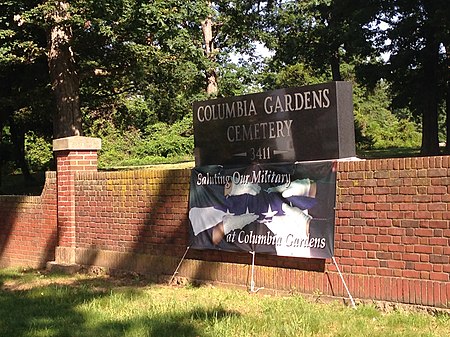 Columbia Gardens Sign