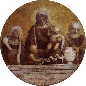 Sacra Famiglia con i santi Elisabetta e Giovannino (Correggio Mantova)