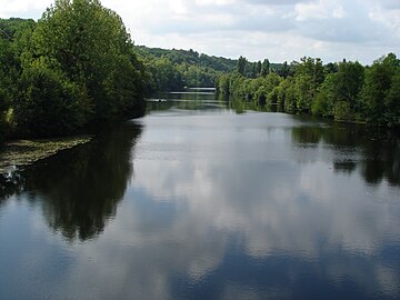 La Creuse ve Fontgombaultu v roce 2011.