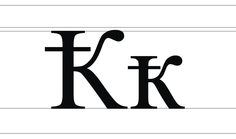 File:Cyrillic letter Ka with Stroke.svg