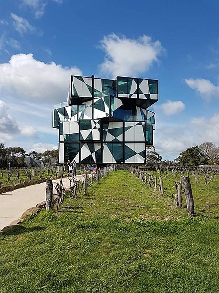 The D'Arenberg Cube (McLaren Vale), a multi-use building that features a restaurant known as the d'Arenberg Cube Restaurant, a wine tasting room, a virtual fermenter, a 360-degree video room and the Alternate Realities Museum