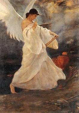 La gloria de Psará, óleo sobre lienzo (1898).