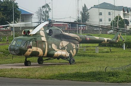 Democratic Republic of Congo Air Force Mil Mi-8, February 2011
