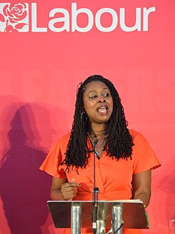 Dawn Butler, 2020 Labour Party deputy leadership election hustings, Bristol 2.jpg