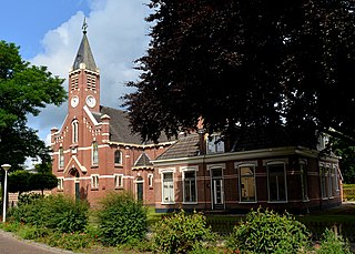 Harkema Village in Friesland, Netherlands
