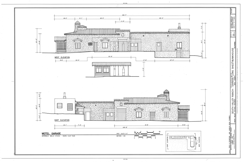 File:Death Valley Ranch, Garage-Long Shed-Bunkhouse, Death Valley Junction, Inyo County, CA HABS CAL,14-DVNM,1-C- (sheet 2 of 3).png