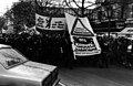 Demonstration, Berliner Häuserkampf / Transparent Kurt Jotter/FDGÖ/Büro für ungewöhnliche Maßnahmen, Berlin