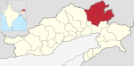 Arunachal Pradesh Dibang Valley district locator map.svg