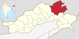 Distretto della Valle del Dibang – Mappa