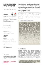 Thumbnail for File:Do infants and preschoolers quantify probabilities based on proportions?.pdf