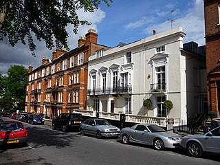 Hampstead affluent area of London, England