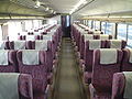 Standard class reserved car lower deck in January 2002