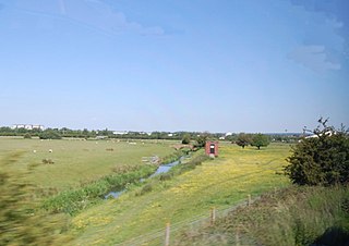 Whitewater Dyke river in the United Kingdom