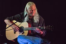 Grammy Award winning guitarist Ed Gerhard playing a Breedlove dreadnought guitar at the Canadian Guitar Festival in 2014