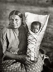 A Comanche mother, 1927