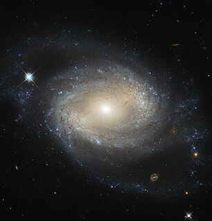 NGC 4639 Barred spiral galaxy in the constellation Virgo