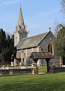 Church of St Mary at Elvetham Hall from the south-east.