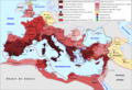 Formacion de l'Empèri Roman a partir del sègle II abC.