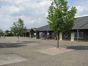 Entrance of Jehovah's Witnesses Convention Center.jpg