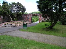 The entrance to the walled garden Entrance to Walled Garden at Haigh Hall - geograph.org.uk - 469494.jpg